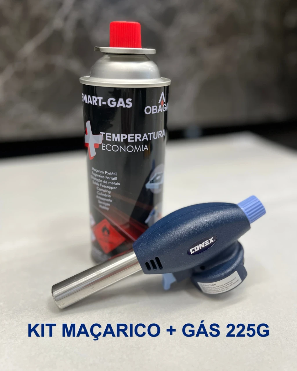 Kit Macarico Multiuso + Gas Fogareiro/macarico