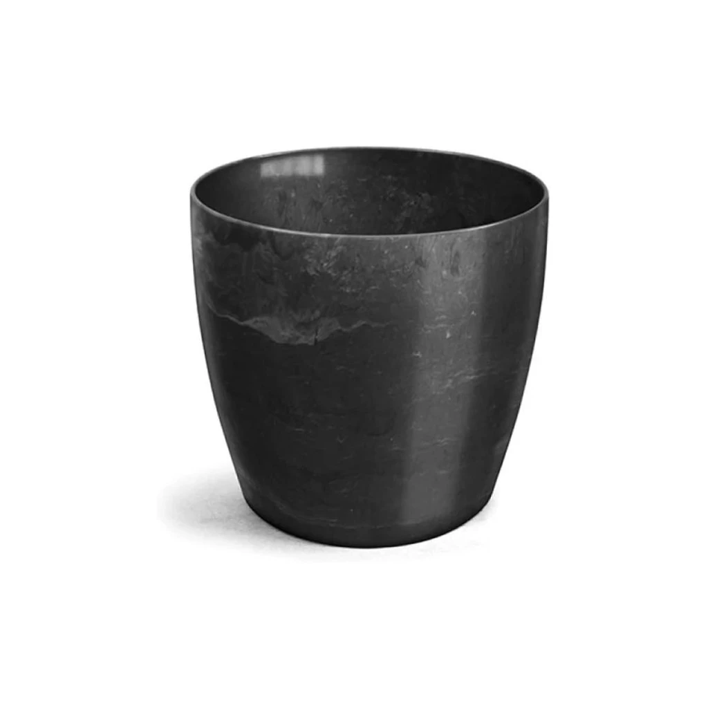 Cachepo Elegance Redondo 03,5 Preto Onix