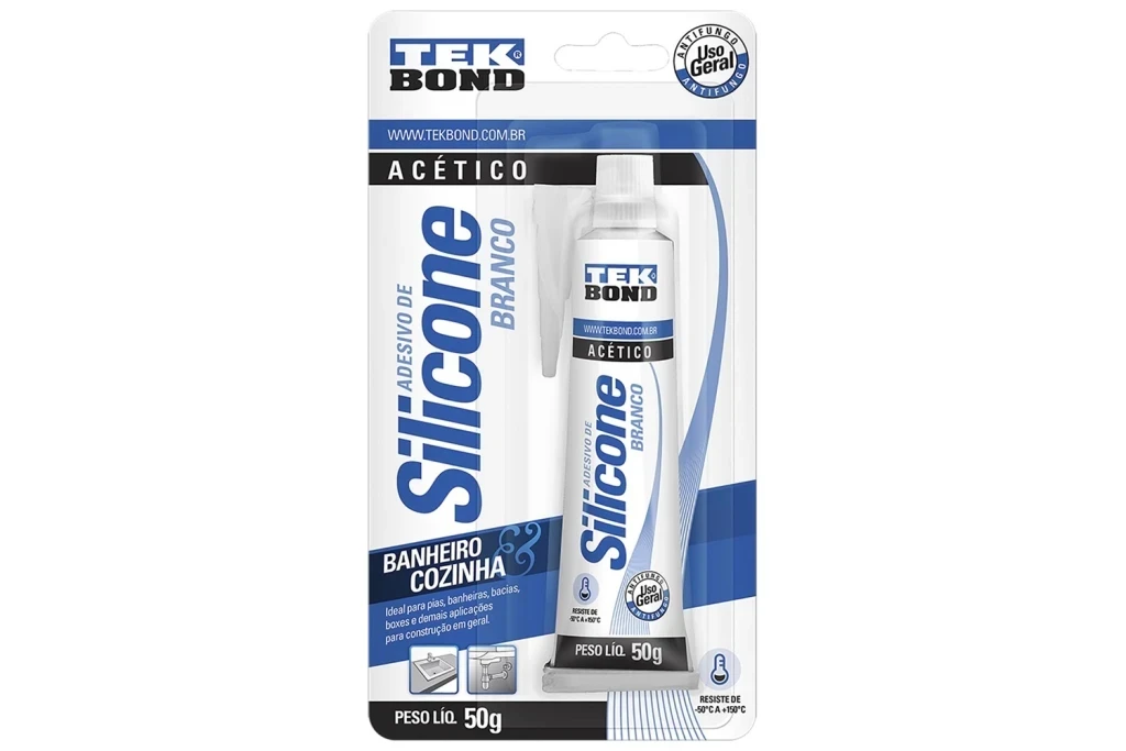 Silicone Acético Uso Geral 50g Branco