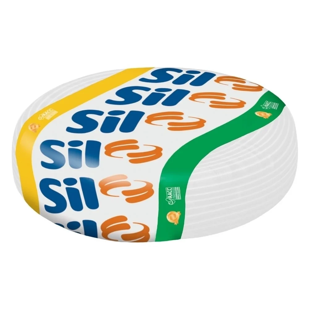 Cabo Flexível 2,5mm² Branco - Sil, Rolo com 50 Metros