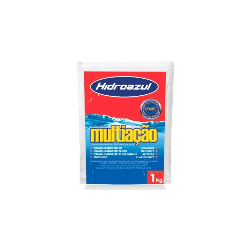 Cloro Granulado Multiação Hidroazul 1kg