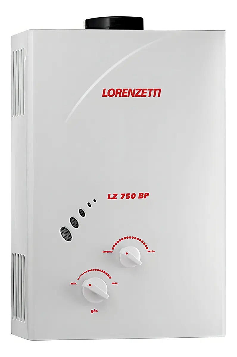 Aquecedor de Água a Gás Liquefeito 7 Litros - Lorenzetti