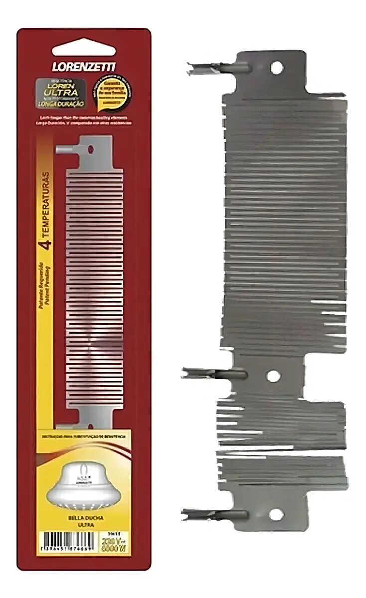 Resistência Bella Ducha Ultra 4T 6800W 220V - Lorenzetti