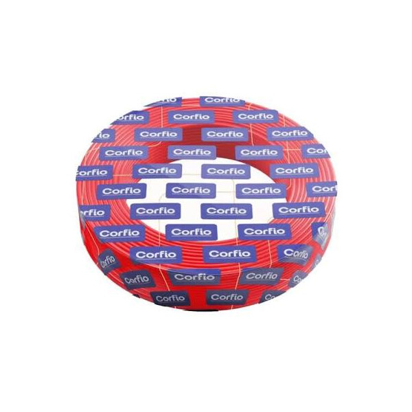Rolo Cabo Flexível 750v Corfio 2,5mm Vermelho com 25 Metros