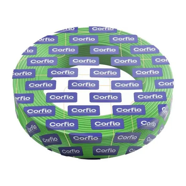 Rolo 50 Metros Cabo Flexivel 750v Corfio 2,5mm - Verde