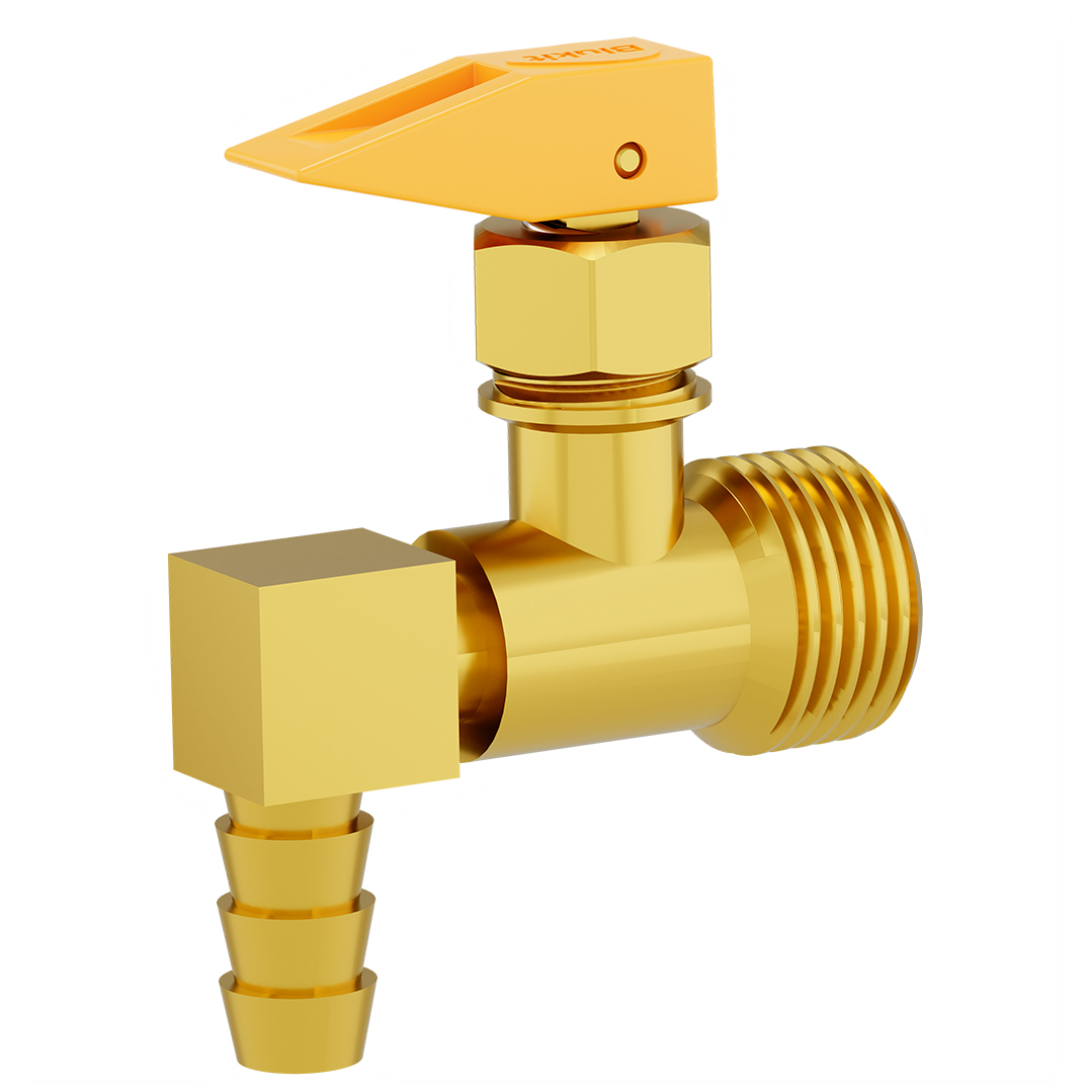 Registro de Bloqueio 90 P/ Gas Npt 1/2 (m) X 3/8 Tm (m) Blister C/ 1 Peca