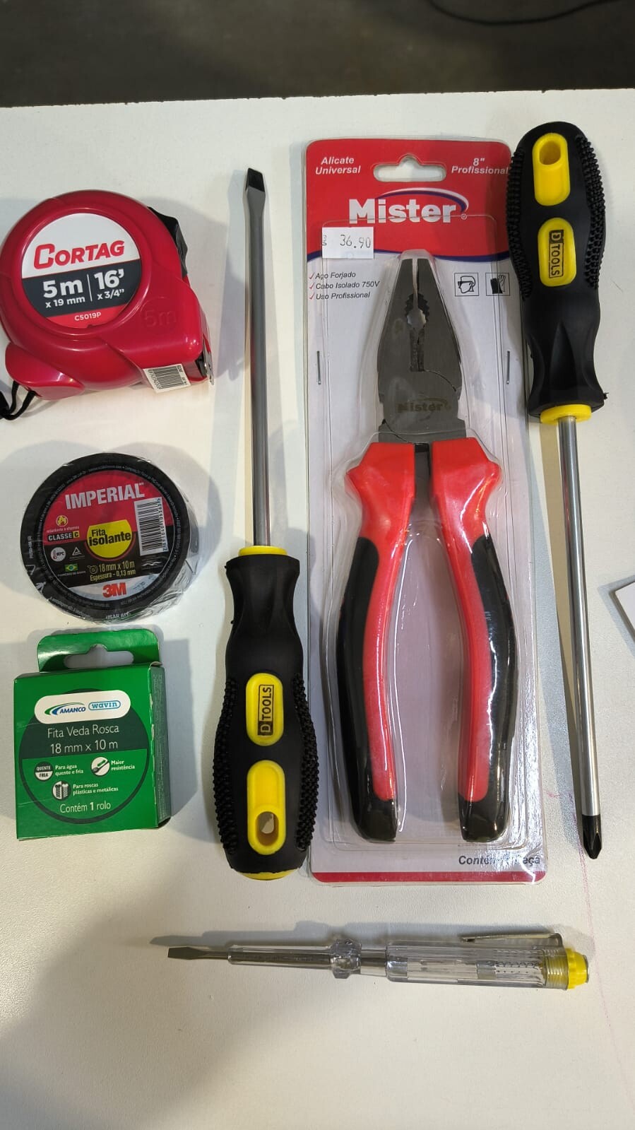 Alicate Universal Profissional Mister 8