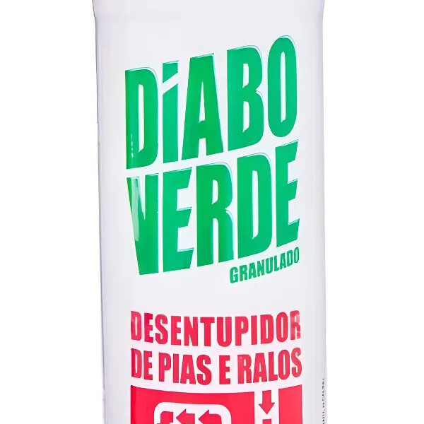 Desentupidor Diabo Verde Granulado 300g - Nacional