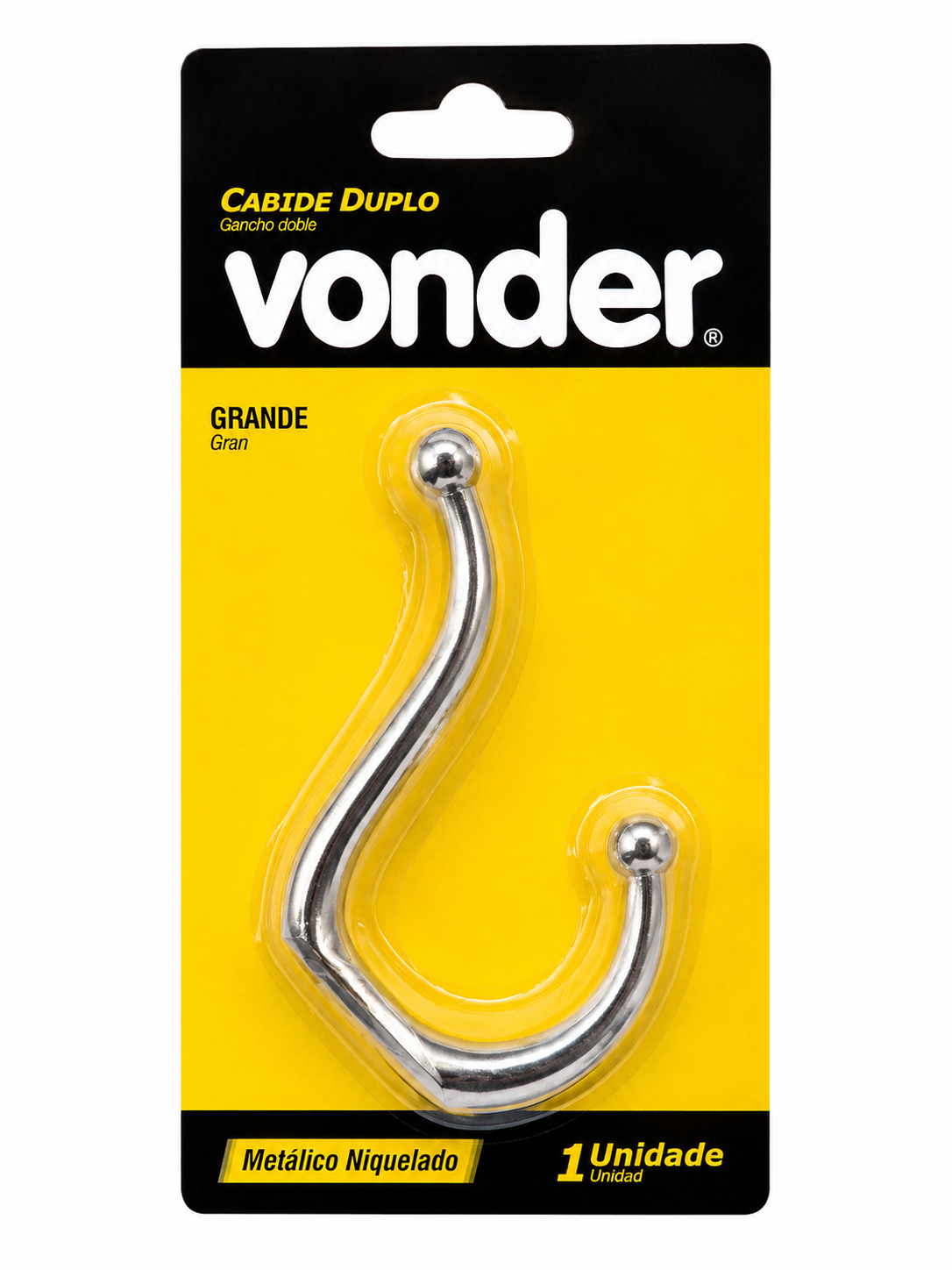 Cabide Duplo Grande - Vonder