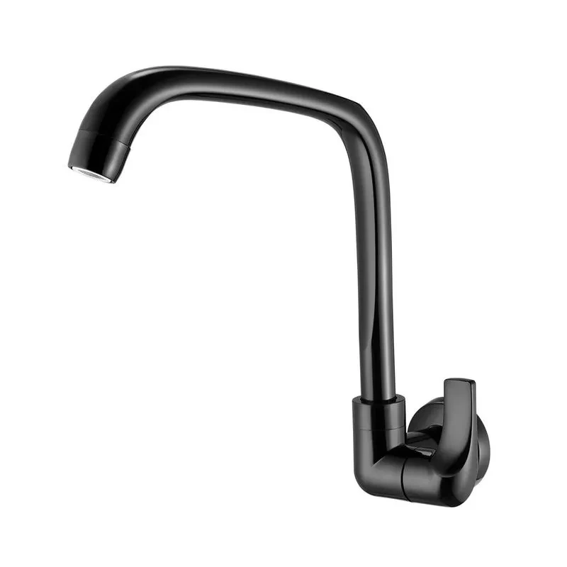 Torneira de Parede com Bica Móvel 1/2" 1168 F61 Preta - Lorenzetti