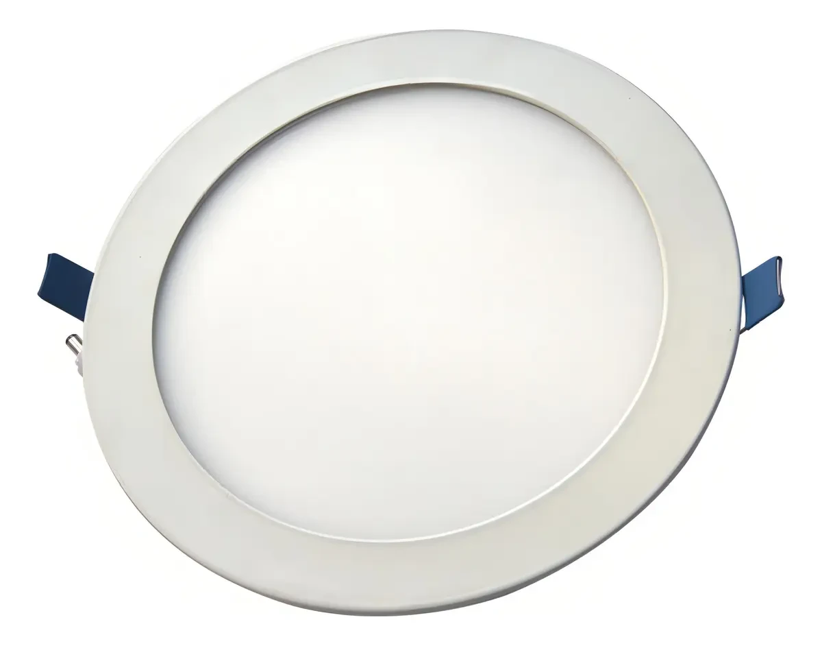 Painel Led Slim de Embutir Redondo 18w 6500k Bivolt - Cristallux