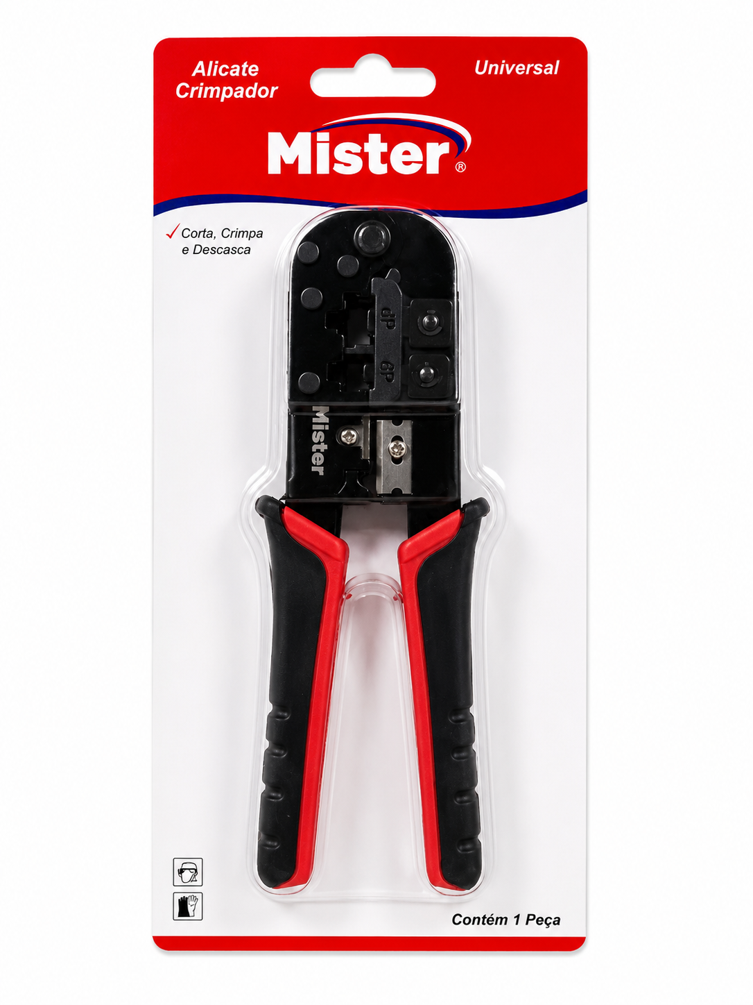 Alicate Crimpador Universal - Mister