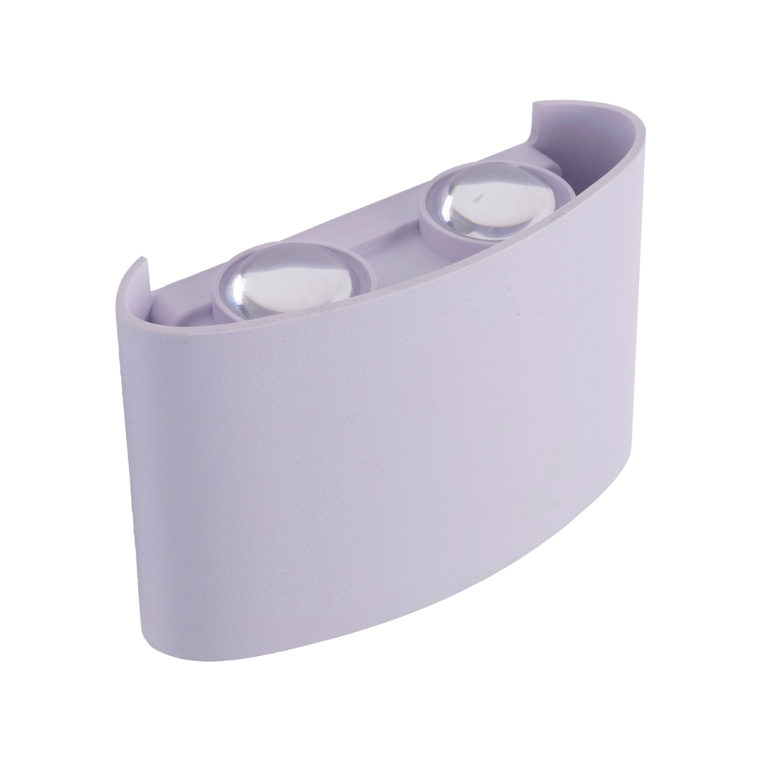 Arandela Wall Lyra 4 Fachos 4w 6500k Branca Bivolt - Cristallux