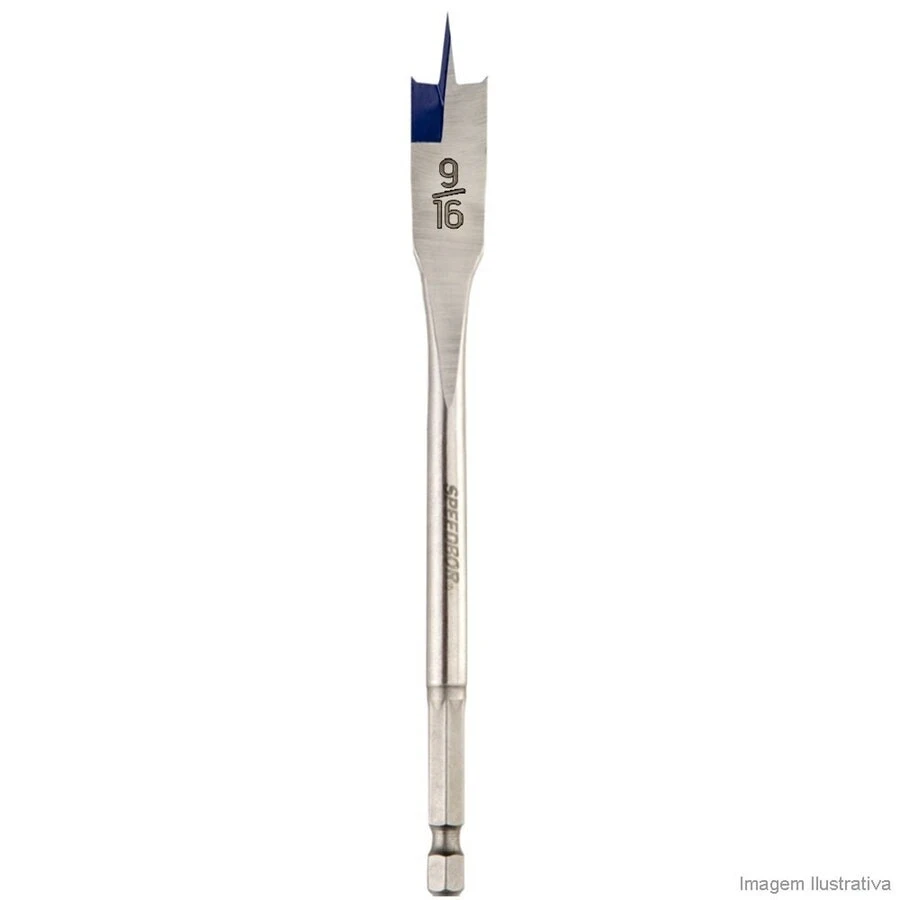Broca Chata Blue Groove 9/16pol 150mm - Irwin