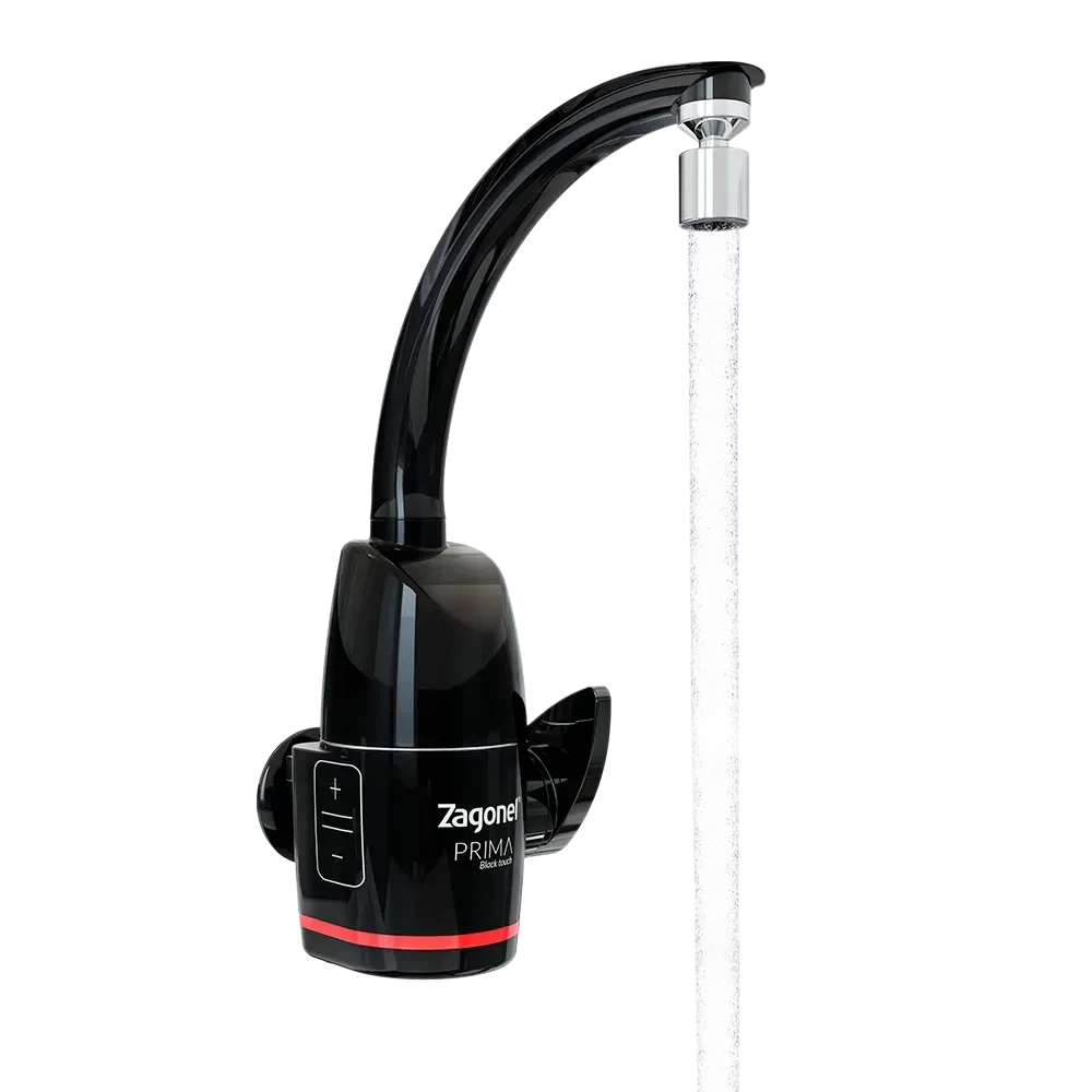 Torneira Elétrica Mesa Ou Parede Prima Black Touch 5500w 220v Preta - Zagonel