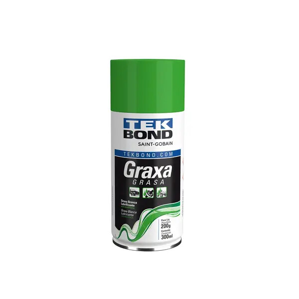 Graxa Branca Spray 200g / 300ml - Tekbond