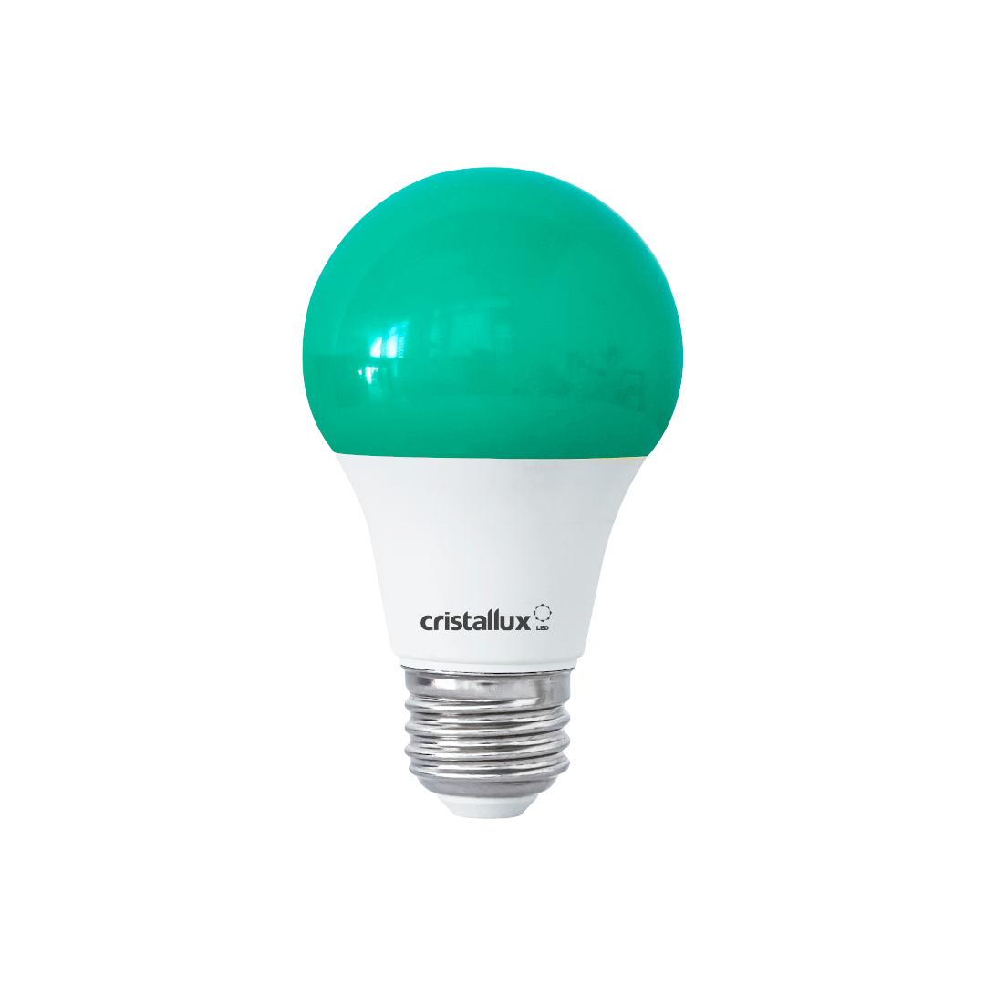 Lâmpada Led Bulbo Decorativa Verde 10w E27 Bivolt - Cristallux