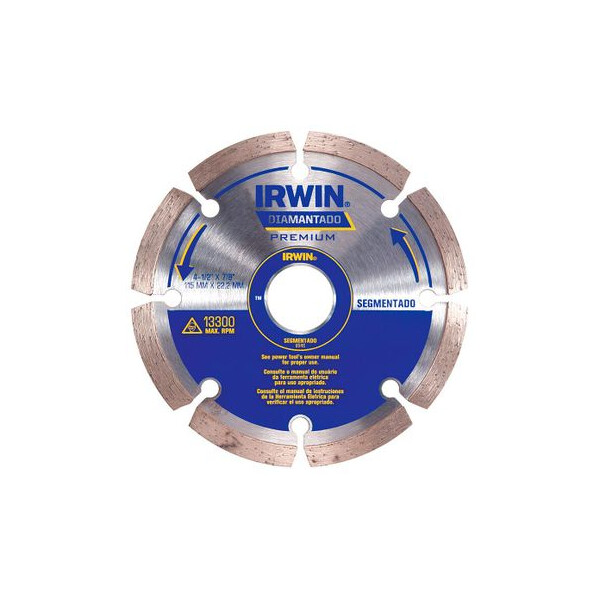 Disco Diamantado Segmentado 110mm X 20mm - Irwin