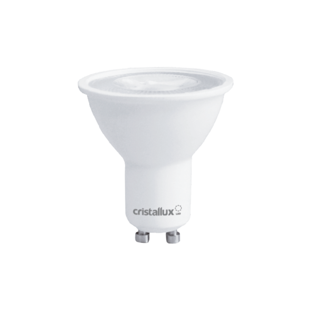Lâmpada Led Dicróica Mr16 Gu10 7w 3000k Bivolt - Cristallux