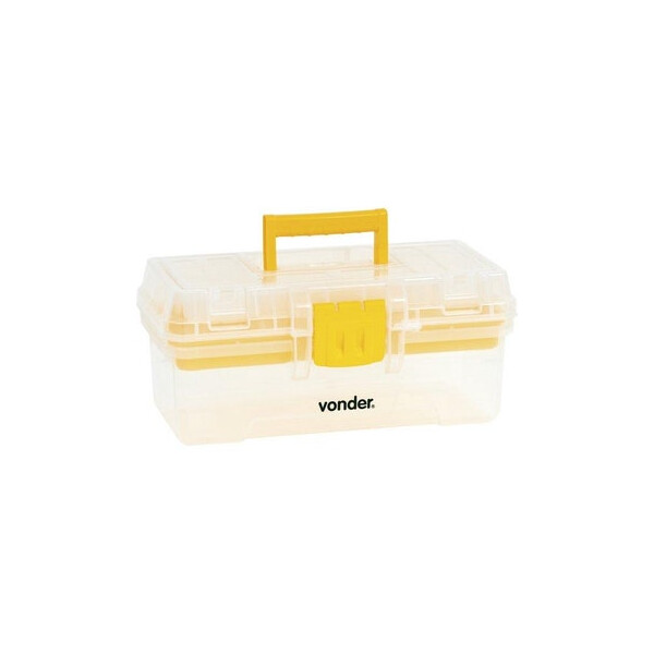 Caixa de Ferramentas Plástico Transparente Cpv 0300 - Vonder