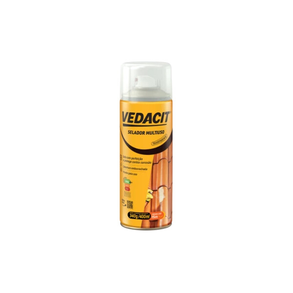 Selador Multiuso Aerosol Transparente 400ml - Vedacit