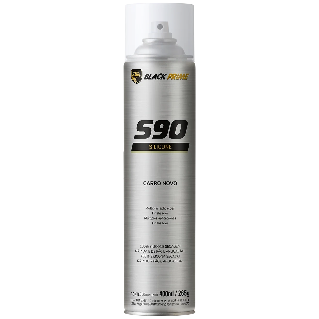 Silicone S90 Carro Novo 400ml - Black Prime