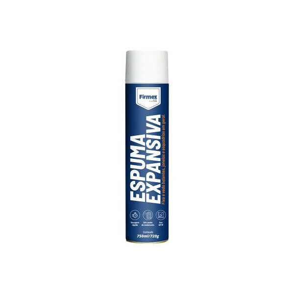 Espuma Poliuretano Expansiva 720g 720ml - Firmex