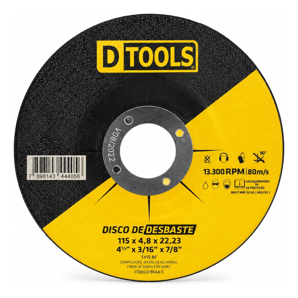 Disco de Desbaste 4,5" X 4,8mm - Dtools