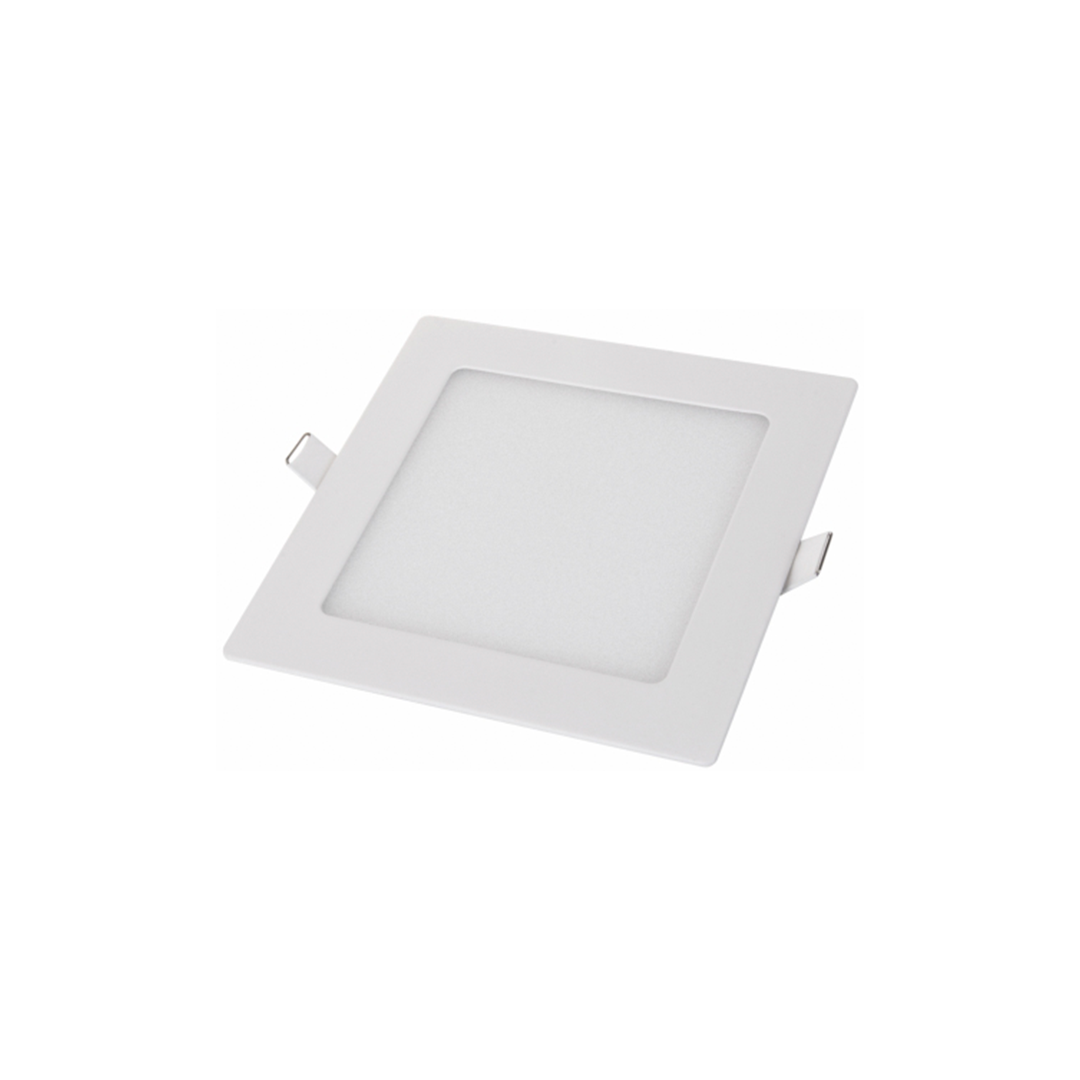 Painel Led Slim de Embutir Quadrado 6w 6500k Bivolt - Cristallux