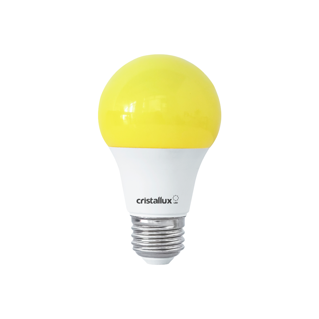 Lâmpada Led Bulbo Decorativa Amarela 10w E27 Bivolt - Cristallux