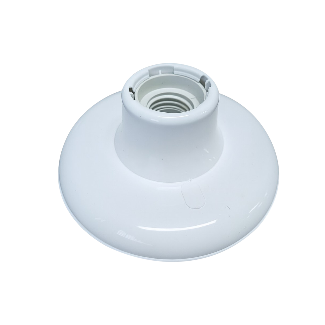 Plafon de Porcelana E27 Branco - Cristallux
