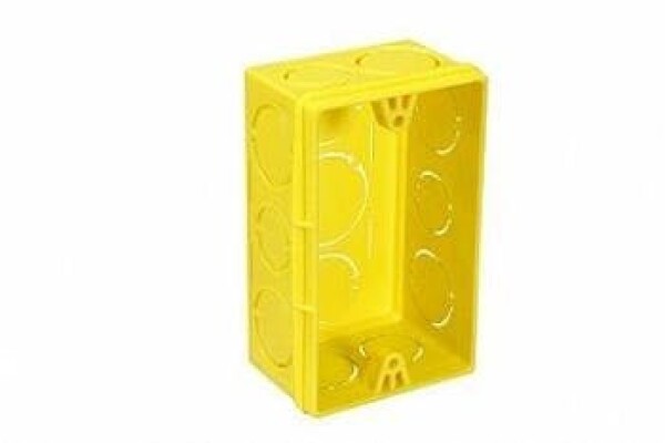 Caixa de Luz Plástica 4" X 2" Tigreflex Amarela - Tigre