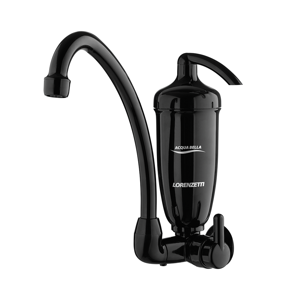 Purificador de água com Torneira de Parede Acqua Bella Black - Lorenzetti