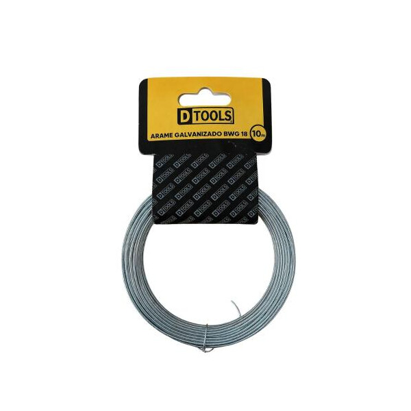 Arame Galvanizado Nº 18 Cartela 10m - Dtools