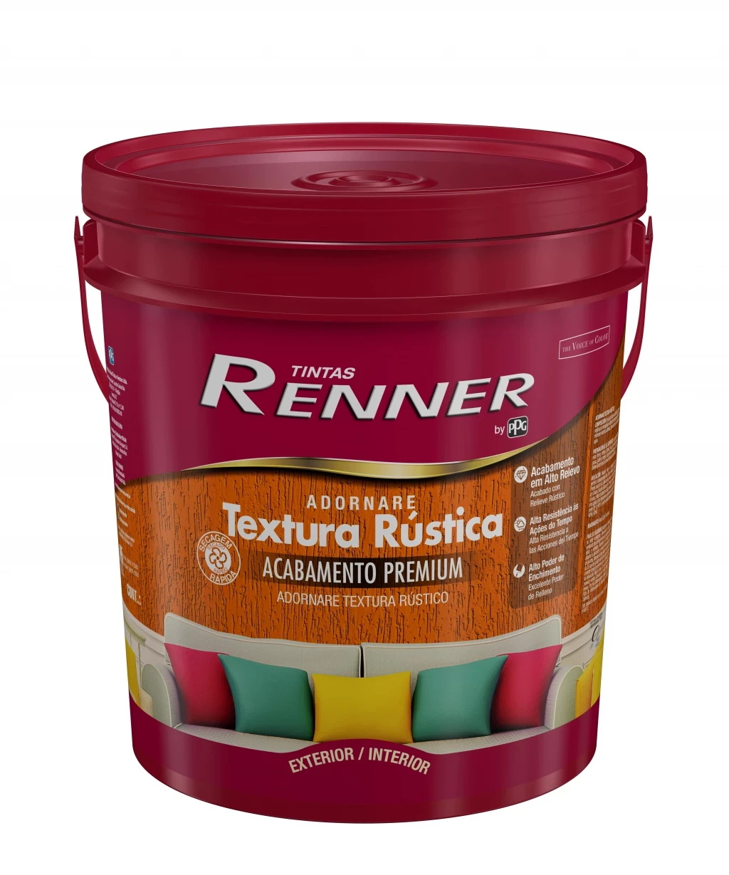 Textura Adornare Rústica 24kg - Renner