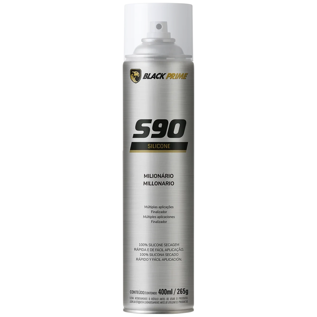 Silicone Aromatizado S90 Milionário 400ml - Black Prime