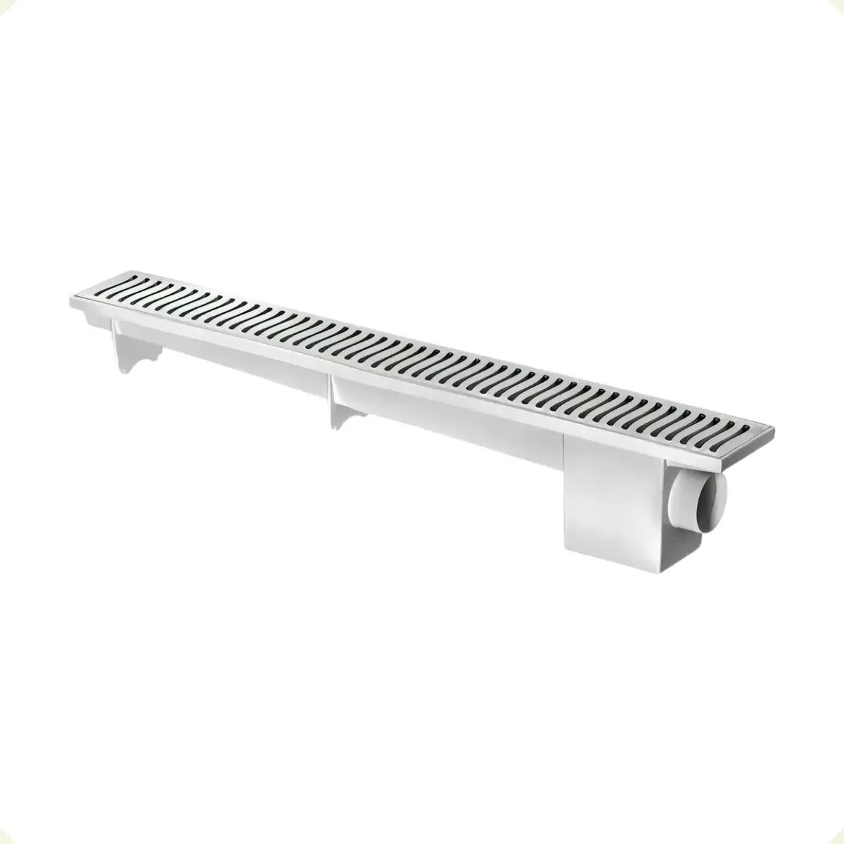 Ralo Linear Modulável 50cm Branco - Herc