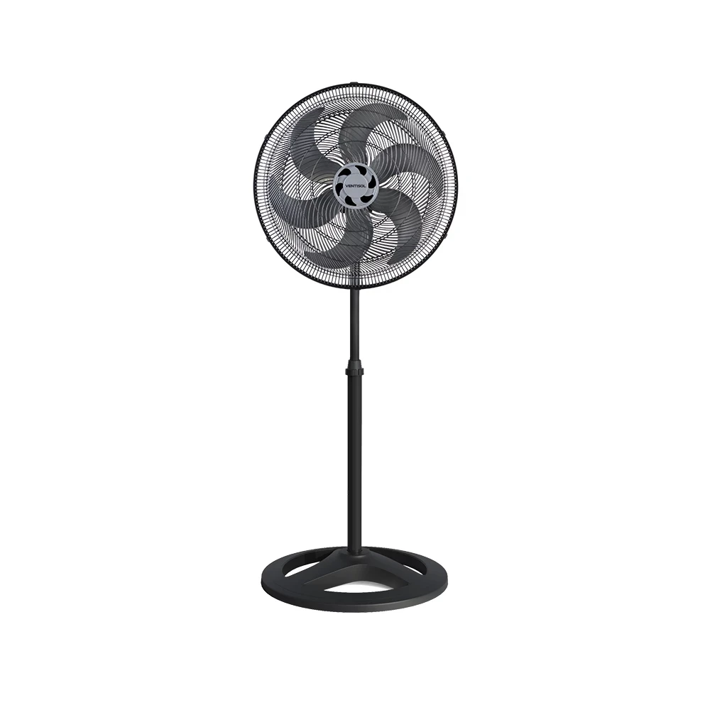 Ventilador de Coluna Turbo 6 Pás 50cm Preto 220v - Ventisol