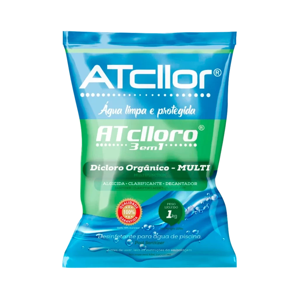 Cloro Multiação 3 em 1 1kg - Atcllor