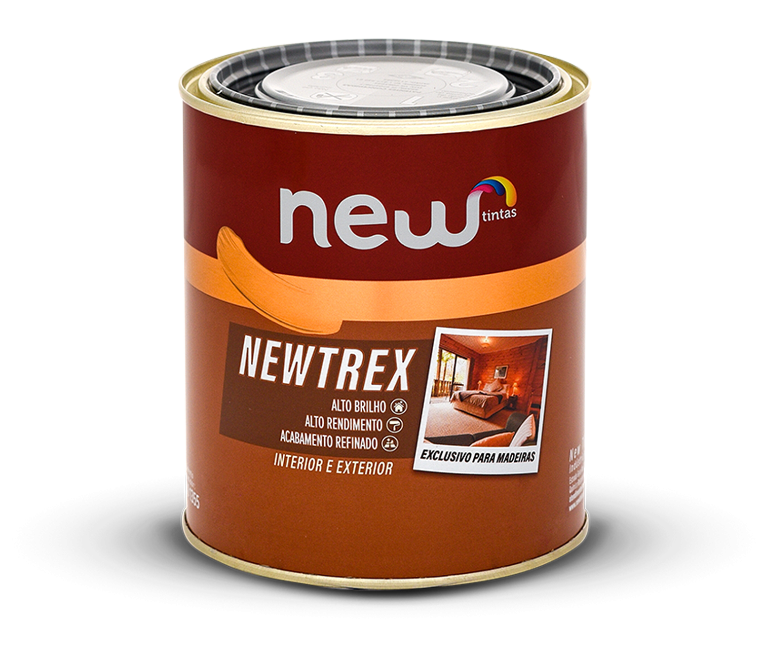 Verniz Newtrex Nogueira 900ml - New Tintas