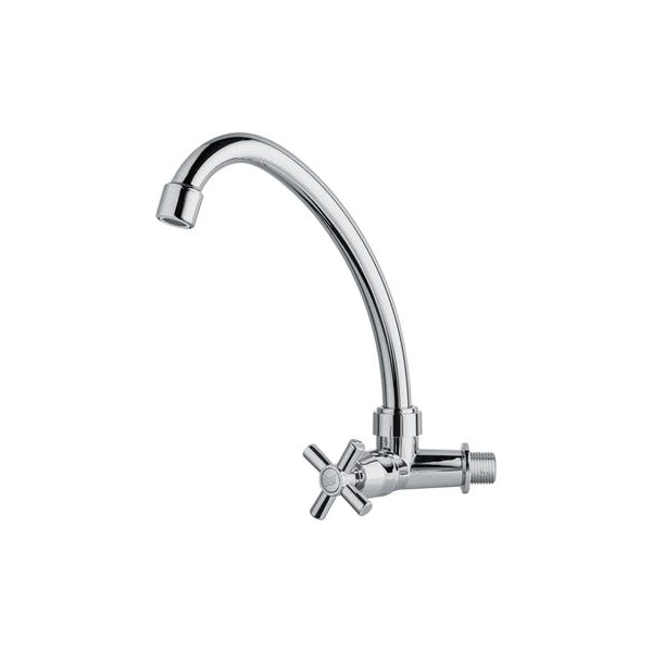 Torneira de Parede Bica Móvel Bahamas Plástico Cromado 1/2" - Herc