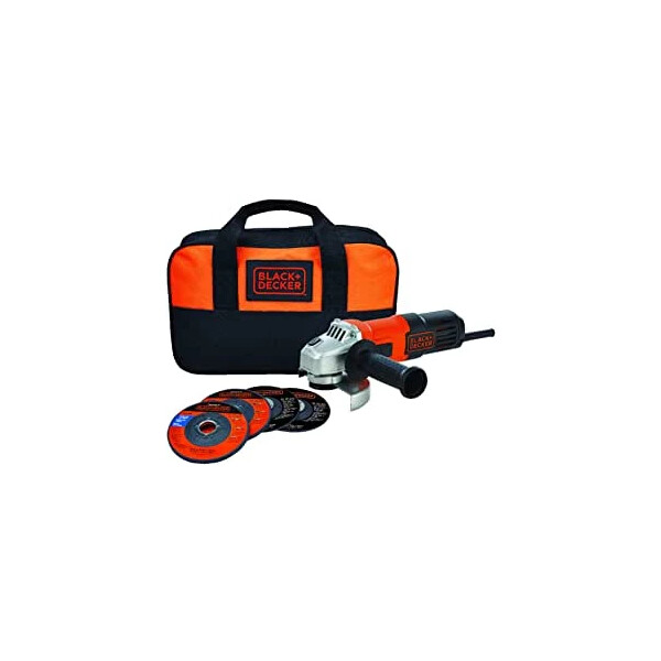 Esmerilhadeira 4.1/2" 650w com 4 Discos e Bolsa - Black & Decker