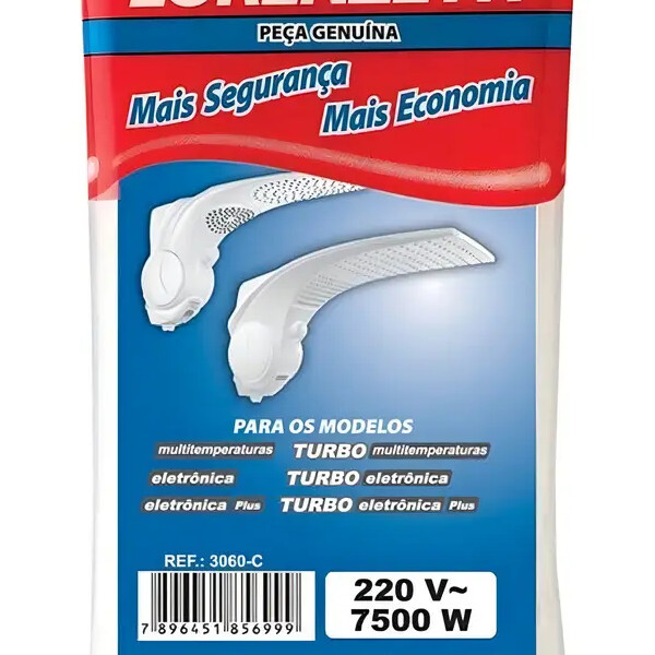 Resistência para Ducha Duo Shower e Futura 3060c 7500w 220v - Lorenzetti