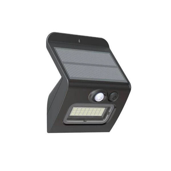 Arandela Solar Abs 300lm 6500k - Ecoforce