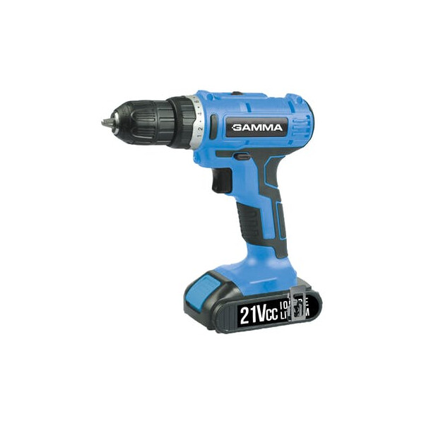 Parafusadeira Furadeira 21v com Carregador Bivolt - Gamma