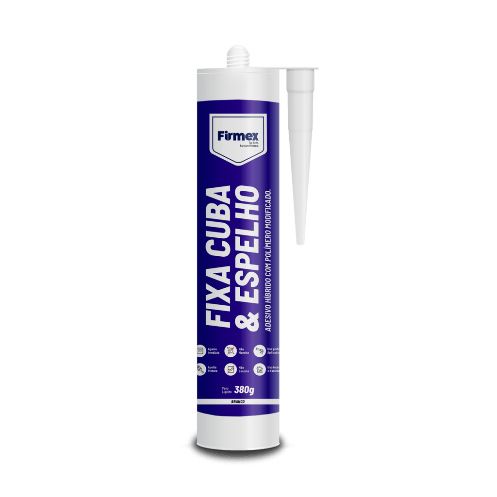 Selante Pu Fixa Cuba e Espelho Branco 380g - Firmex