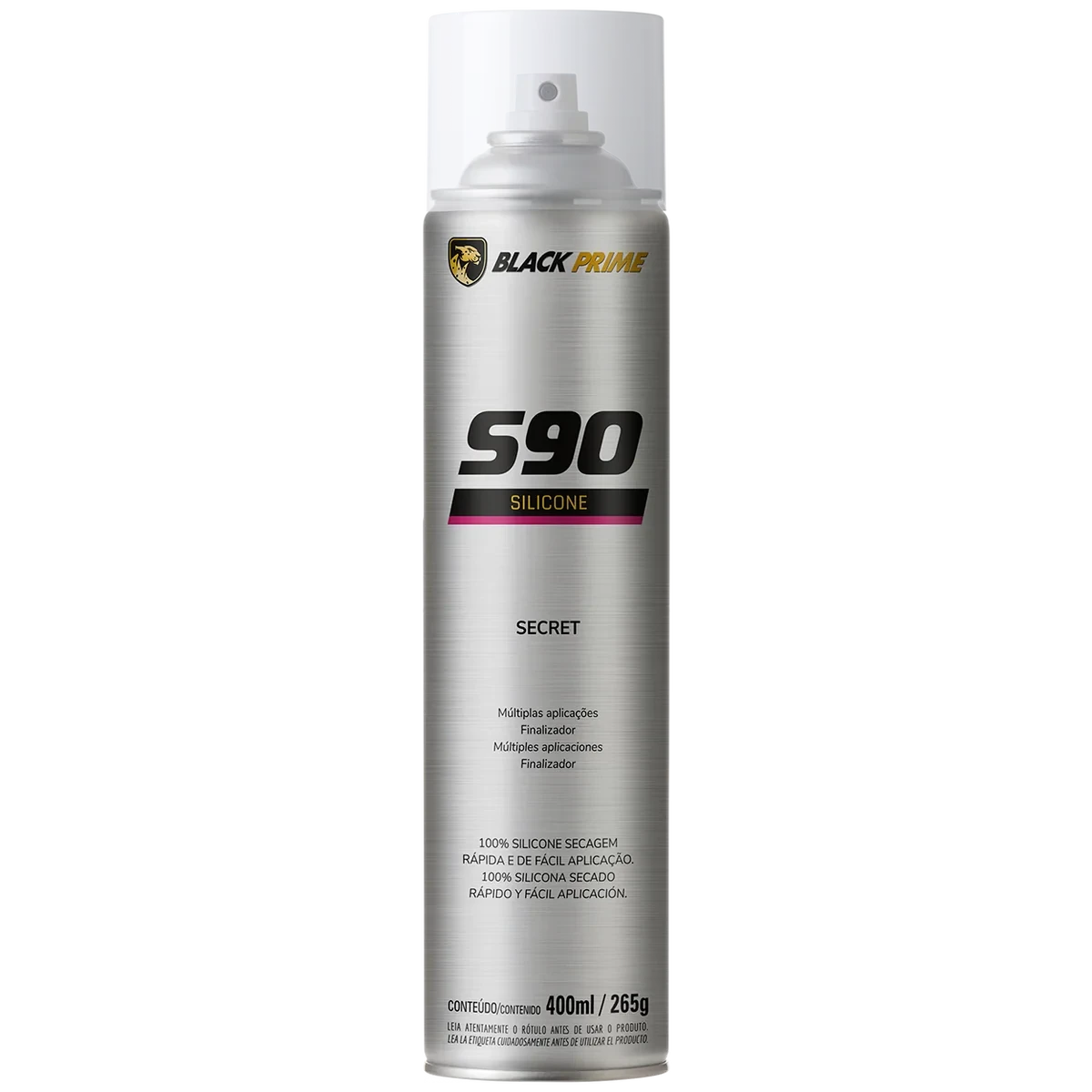 Silicone Aromatizado S90 Secret 400ml - Black Prime