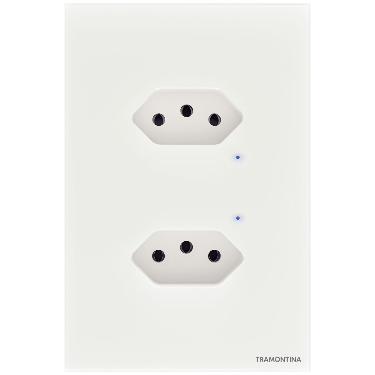 Tomada Dupla Inteligente Onne Smart Touch 2p+t 10a 250v Branco - Tramontina