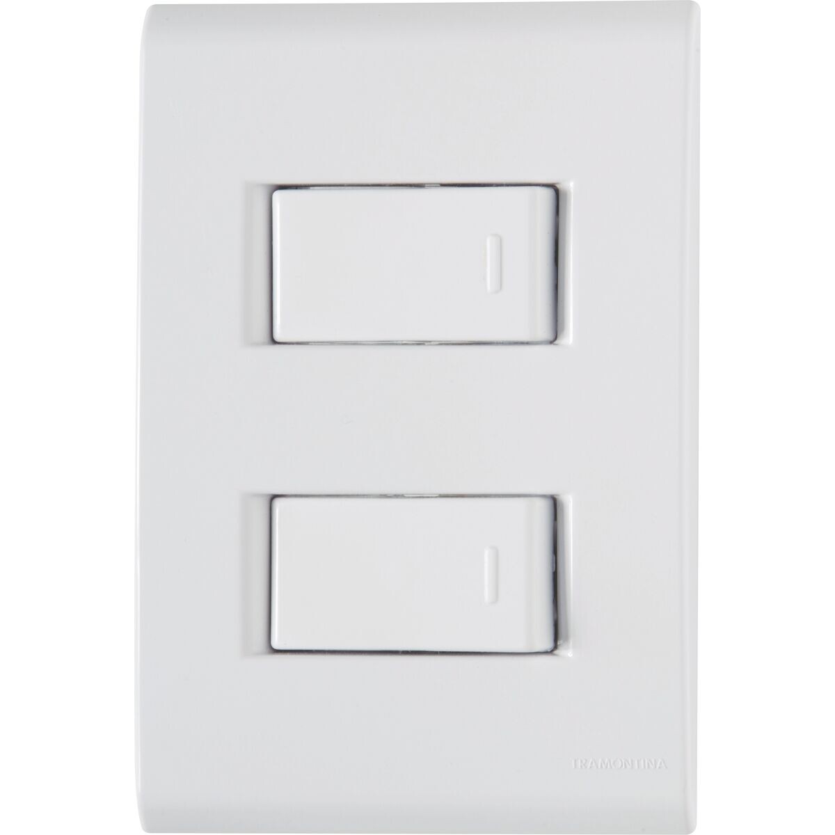 Interruptor Duplo Simples Liz Branco 10 a 250 V - Tramontina