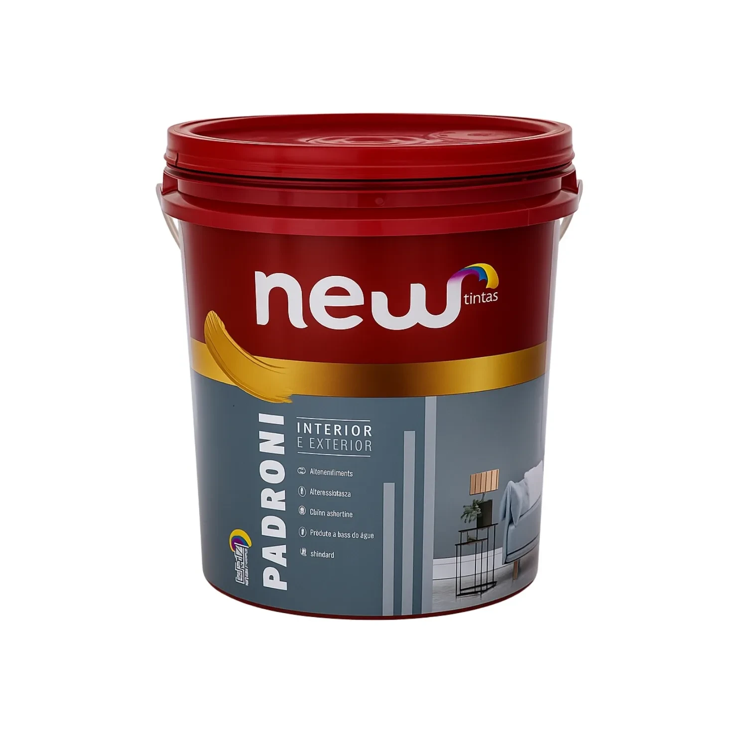 Tinta Acrílica Padroni Fosca Standard Elefante 3,6l - New Tintas